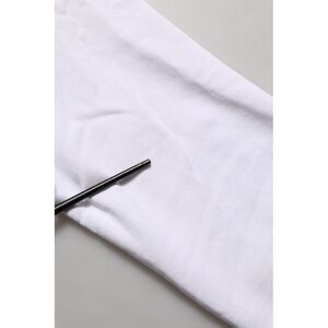 Dolce & Gabbana White Cotton Crew Neck Sweatshirt Men's Sweater